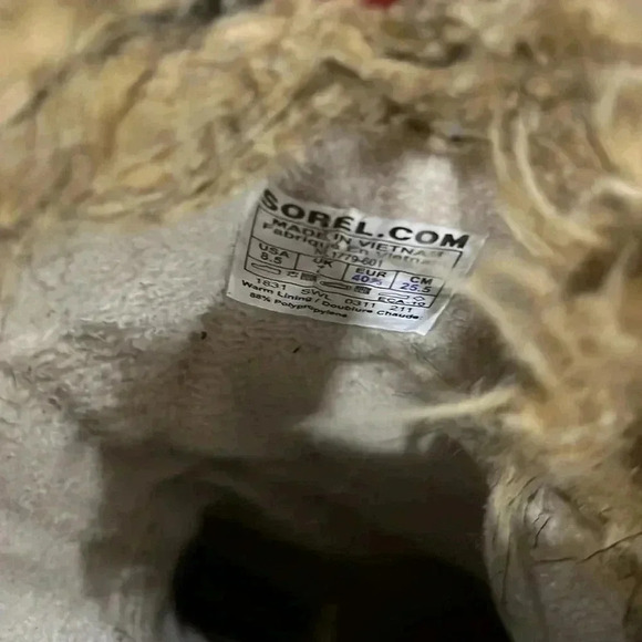 [8.5]Sorel Tofino Joan of Arc Waterproof Insulated Boot Red Faux  Fur Trim - Picture 10 of 13